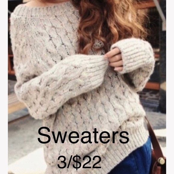 Sweaters - 3/$22 Sweaters Marked